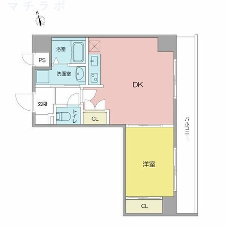 車道駅 徒歩2分 3階の物件間取画像